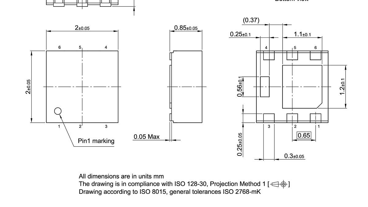 PG-VSON-6-6_Package Outline