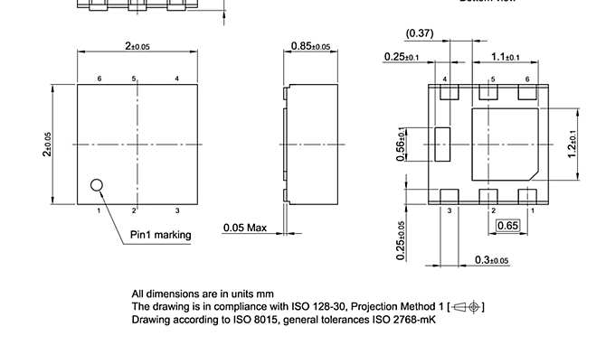 PG-VSON-6-6_Package Outline