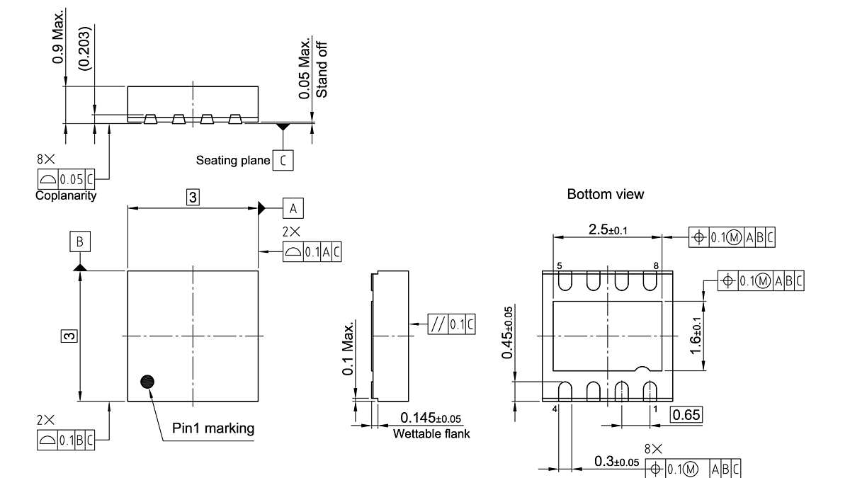 PG-VSON-8-2_Package Outline