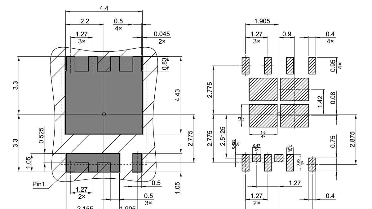 PG-VSON-8-3_Footprint Drawing