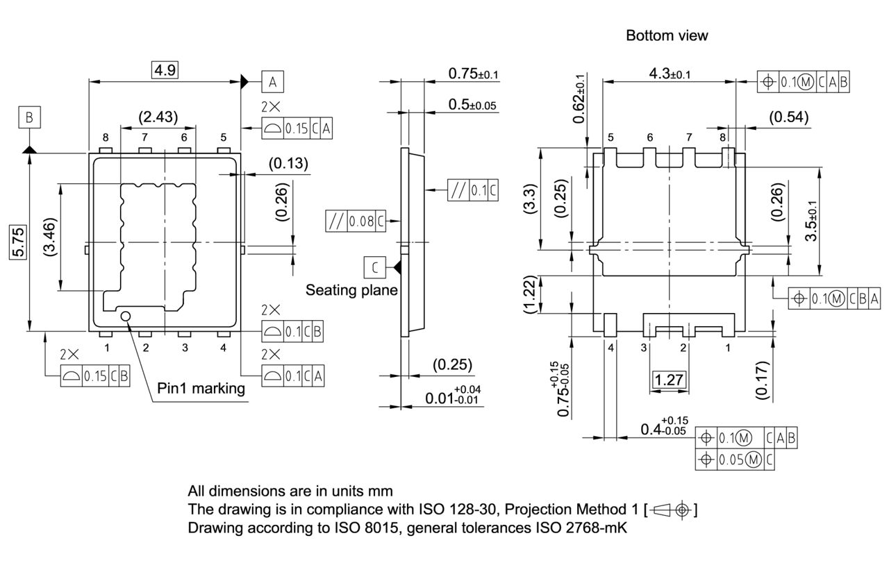 PG-VSON-8-3_Package Outline