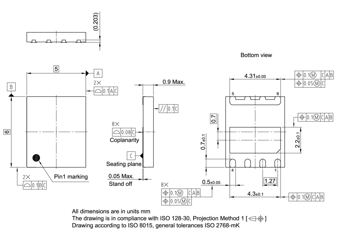 PG-VSON-8-980_Package Outline