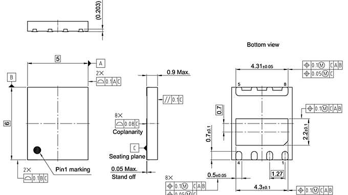 PG-VSON-8-980_Package Outline
