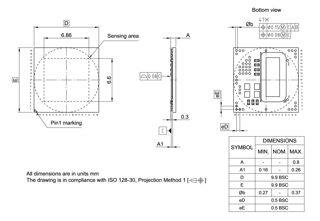 PG-WF2BGA-47-800_Package Outline