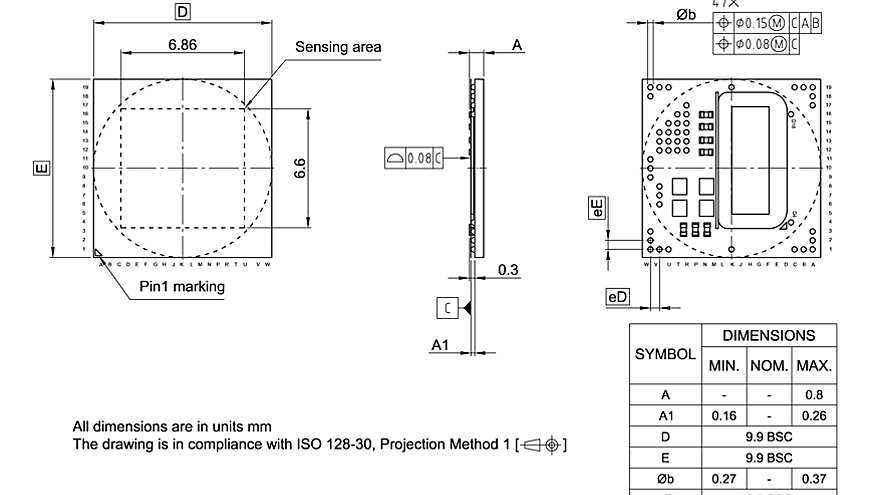PG-WF2BGA-47-800_Package Outline