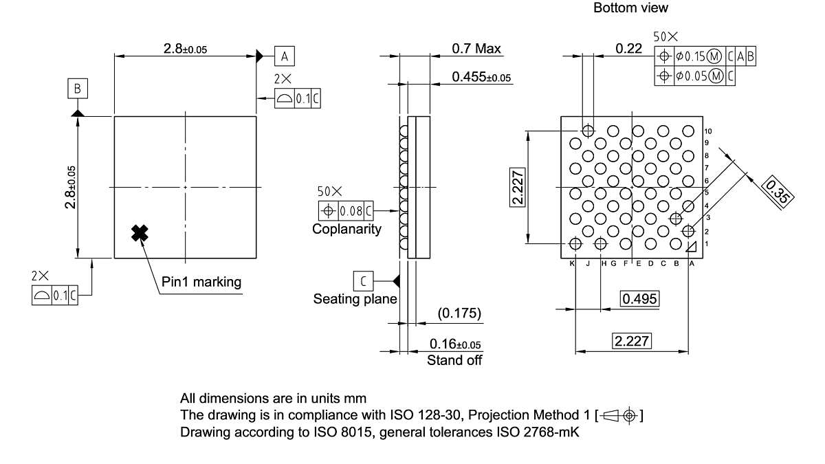 PG-WF2BGA-50-1_Package Outline