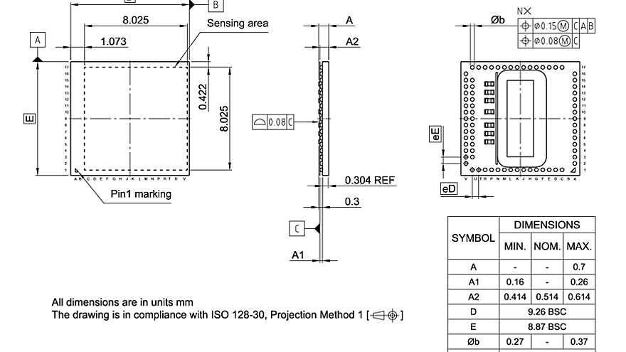 PG-WF2BGA-73-800_Package Outline