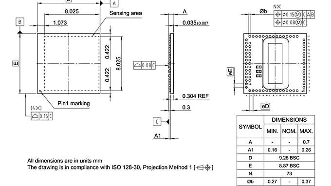 PG-WF2BGA-73-804_Package Outline