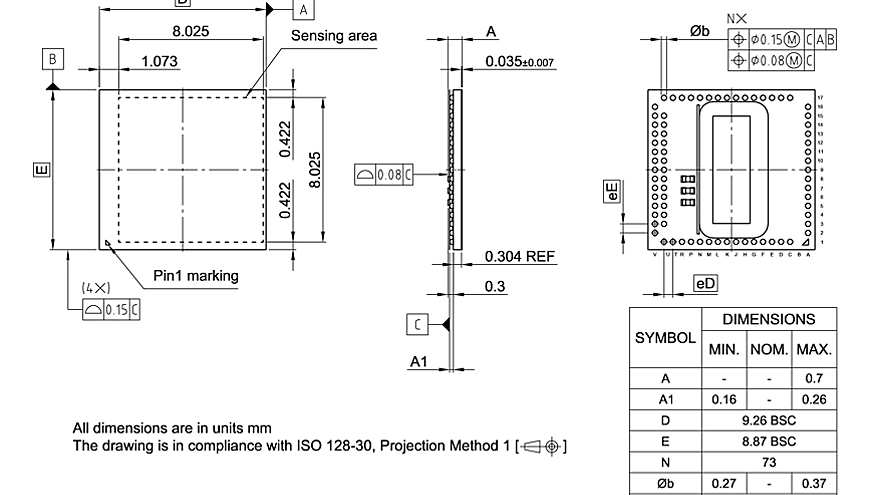 PG-WF2BGA-73-804_Package Outline