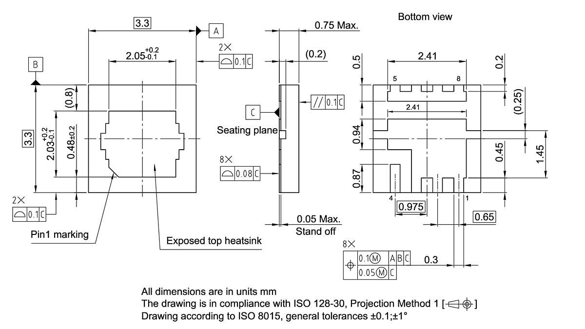 PG-WHSON-8-1_Package Outline