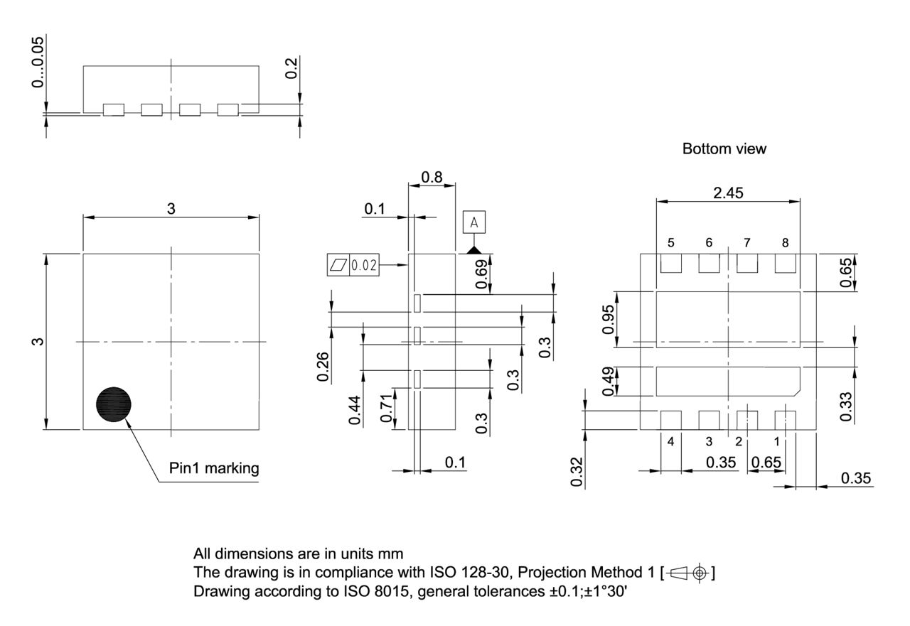 PG-WISON-8-1_Package Outline