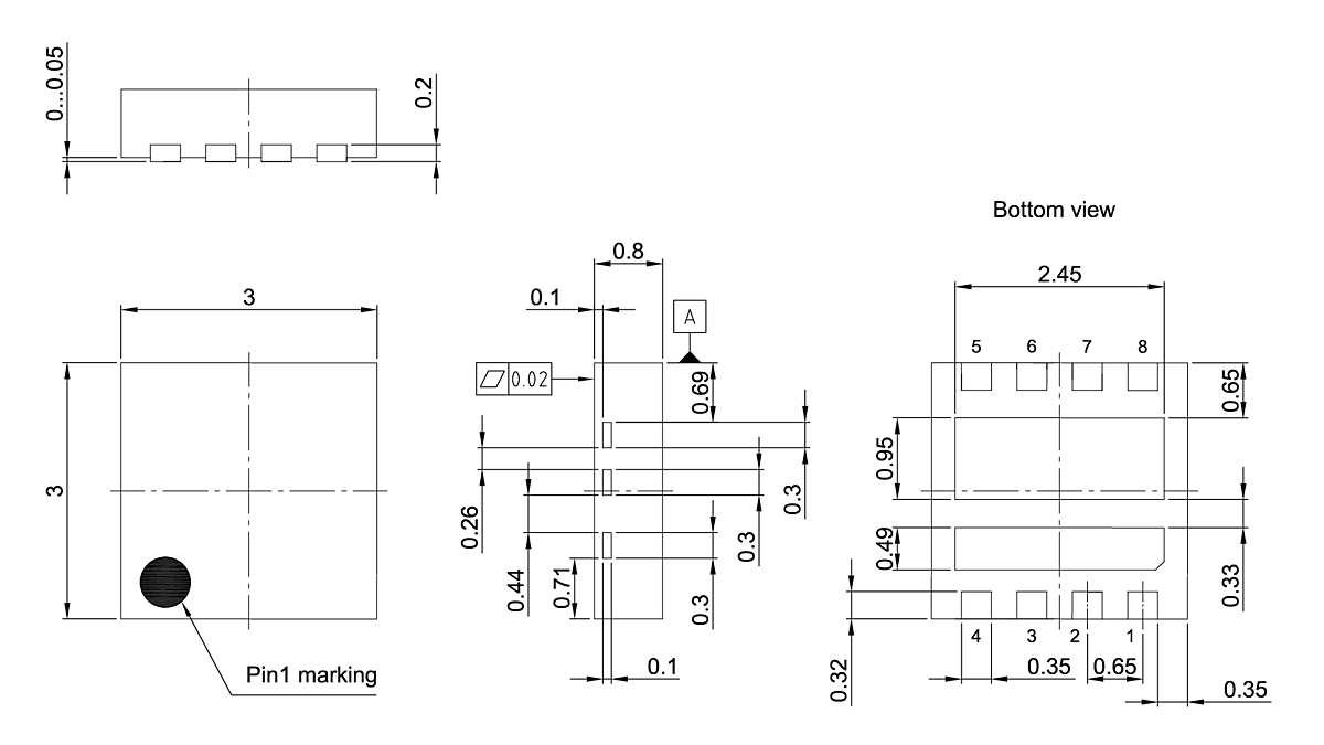 PG-WISON-8-1_Package Outline