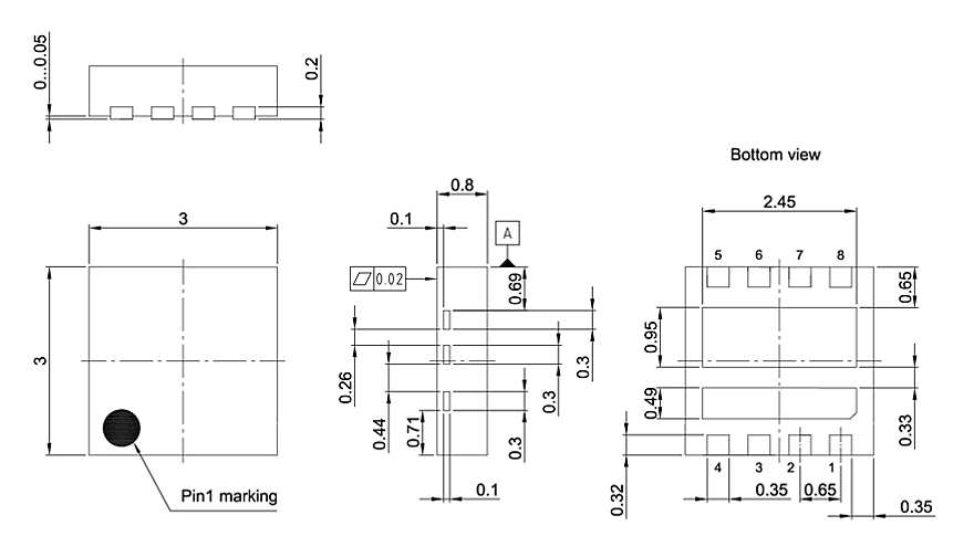 PG-WISON-8-1_Package Outline