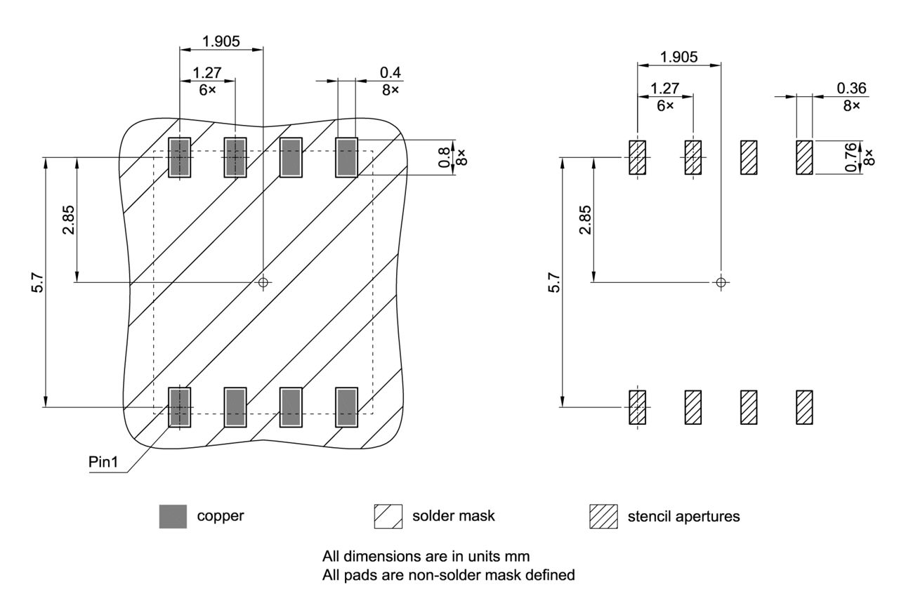 PG-WLGA-8-801_Footprint Drawing