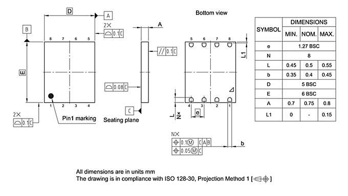PG-WLGA-8-801_Package Outline
