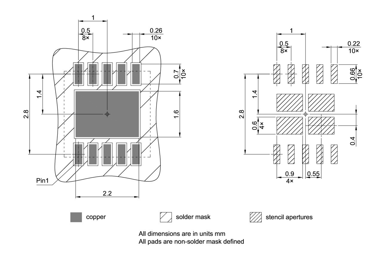 PG-WSON-10-800_Footprint Drawing