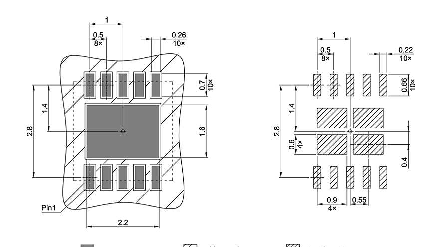 PG-WSON-10-800_Footprint Drawing
