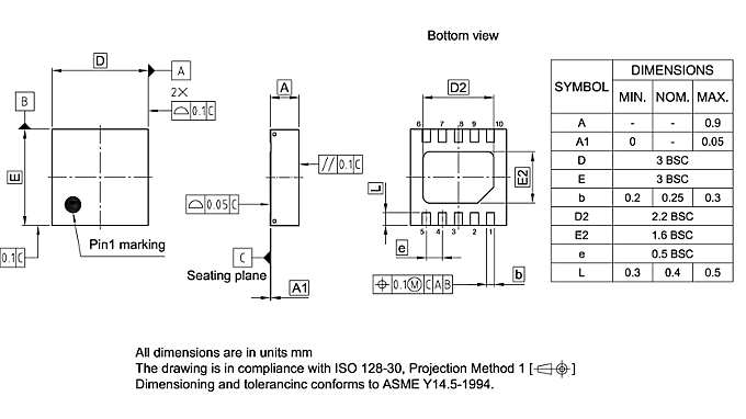 PG-WSON-10-800_Package Outline