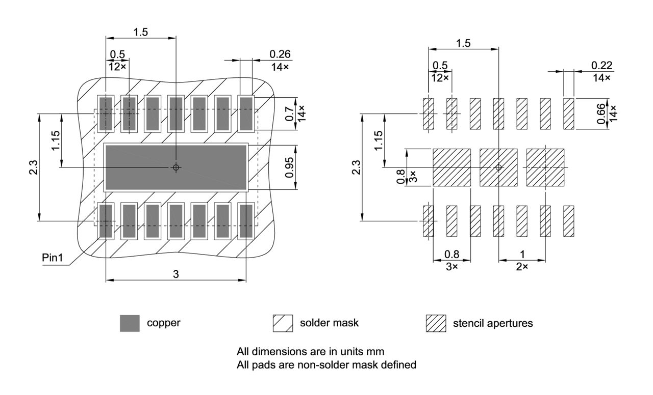 PG-WSON-14-800_Footprint Drawing