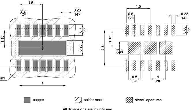 PG-WSON-14-800_Footprint Drawing