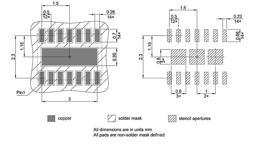 PG-WSON-14-800_Footprint Drawing