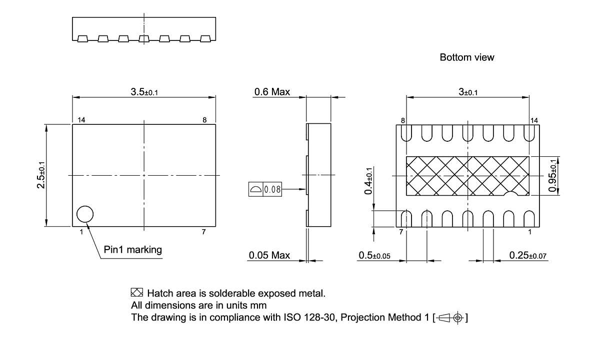 PG-WSON-14-800_Package Outline