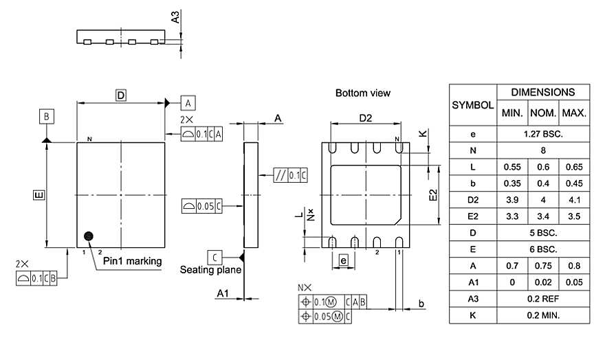 PG-WSON-8-802_Package Outline