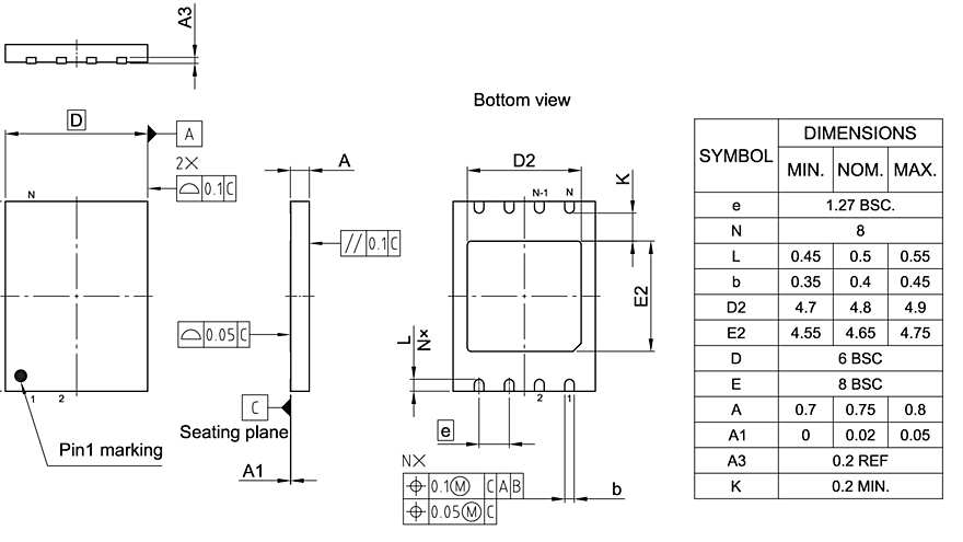 PG-WSON-8-804_Package Outline
