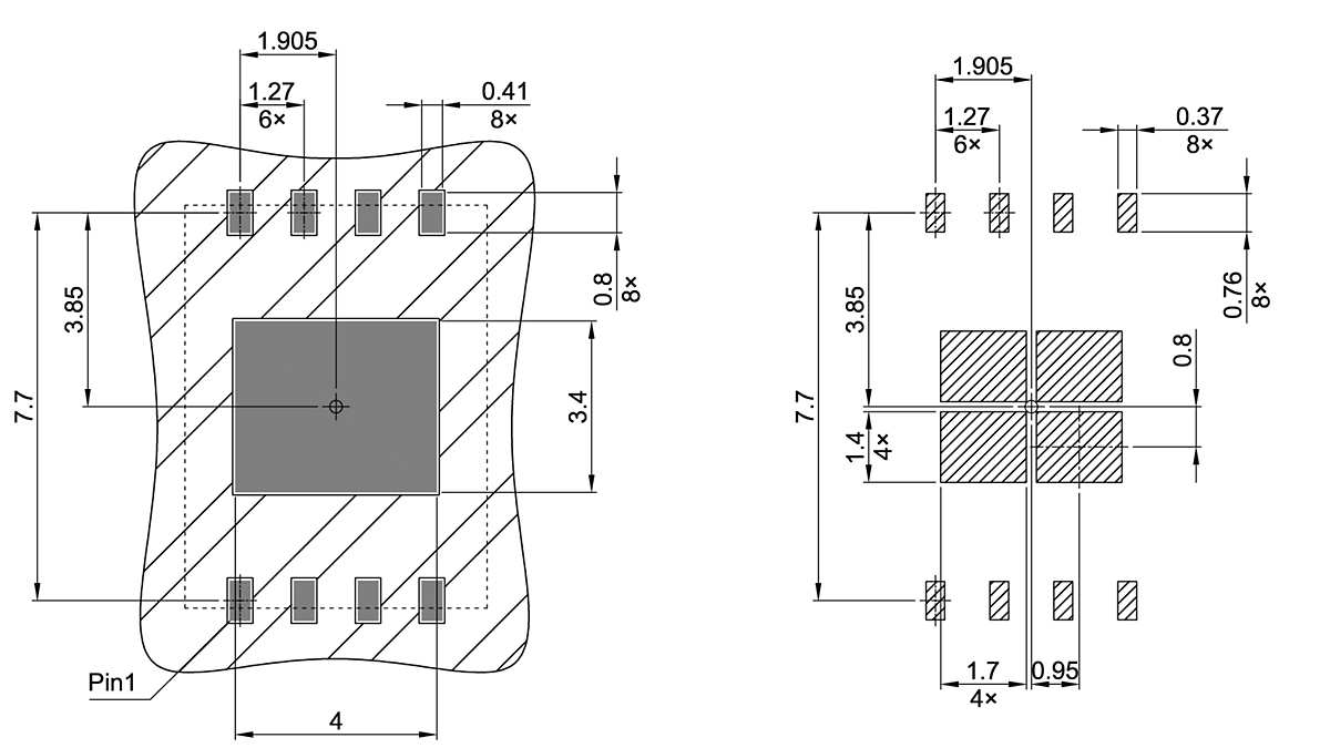 PG-WSON-8-805_Footprint Drawing