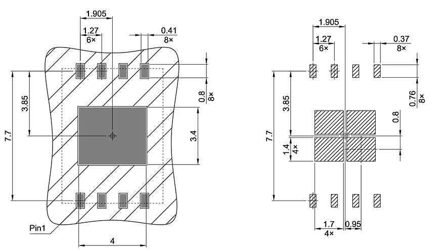 PG-WSON-8-805_Footprint Drawing