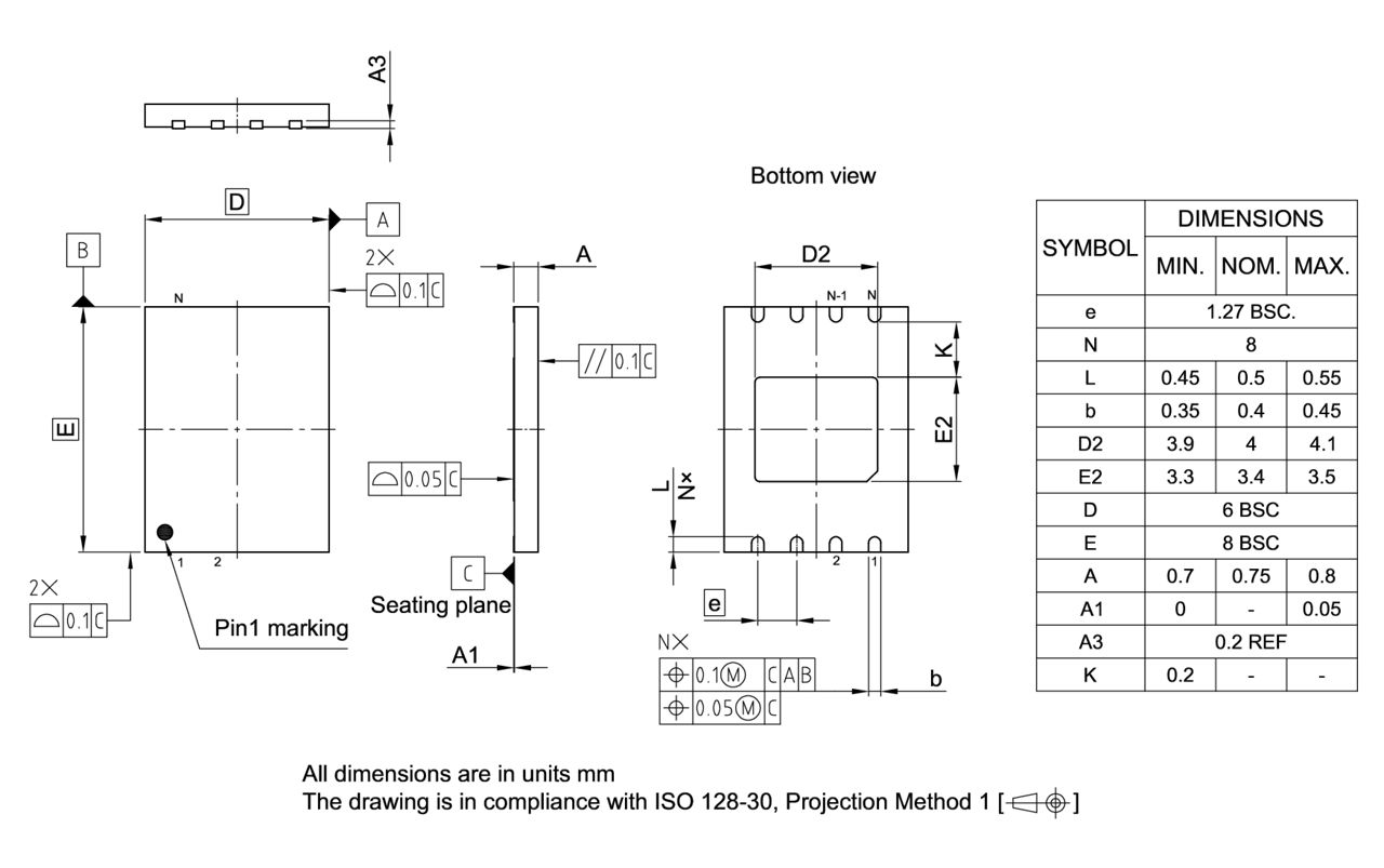 PG-WSON-8-805_Package Outline