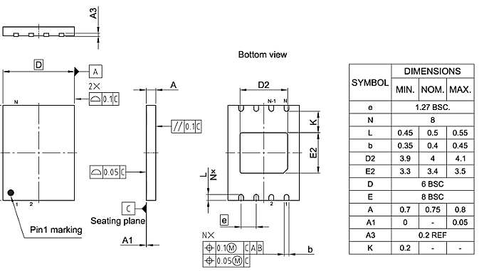 PG-WSON-8-805_Package Outline