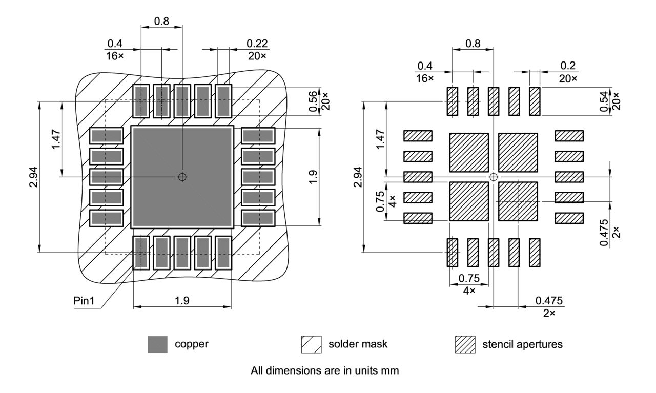 PG-X2QFN-20-1_Footprint Drawing