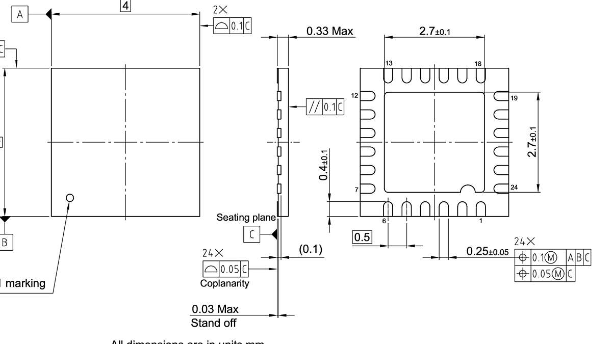 PG-X2QFN-24-1_Package Outline