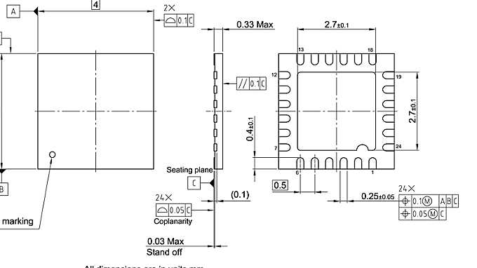 PG-X2QFN-24-1_Package Outline