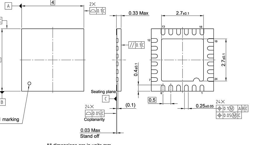 PG-X2QFN-24-1_Package Outline