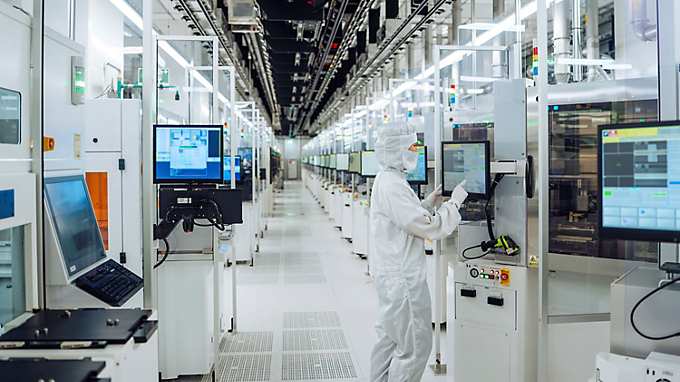 Infineon Reinraum in Villach