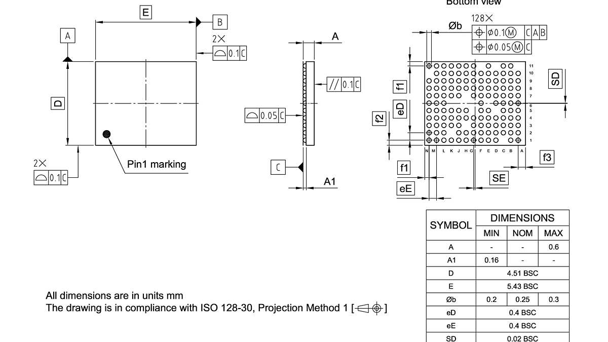 SG-UFWLB-128-800_Package Outline