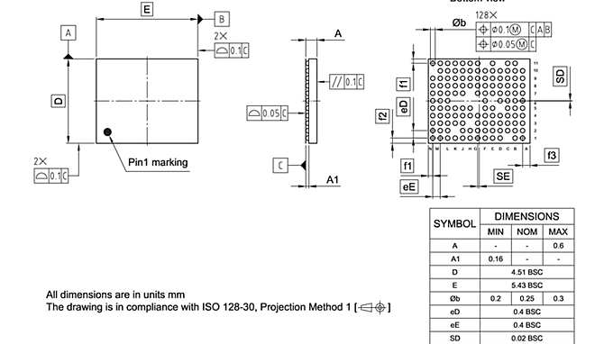 SG-UFWLB-128-800_Package Outline