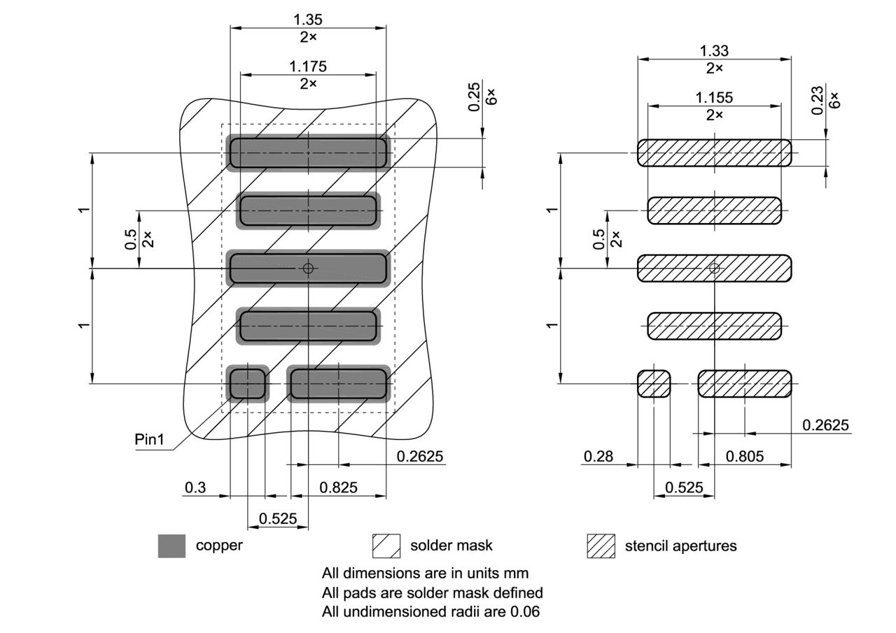 SG-UFWLL-6-1_Footprint Drawing