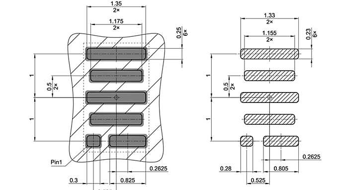 SG-UFWLL-6-1_Footprint Drawing