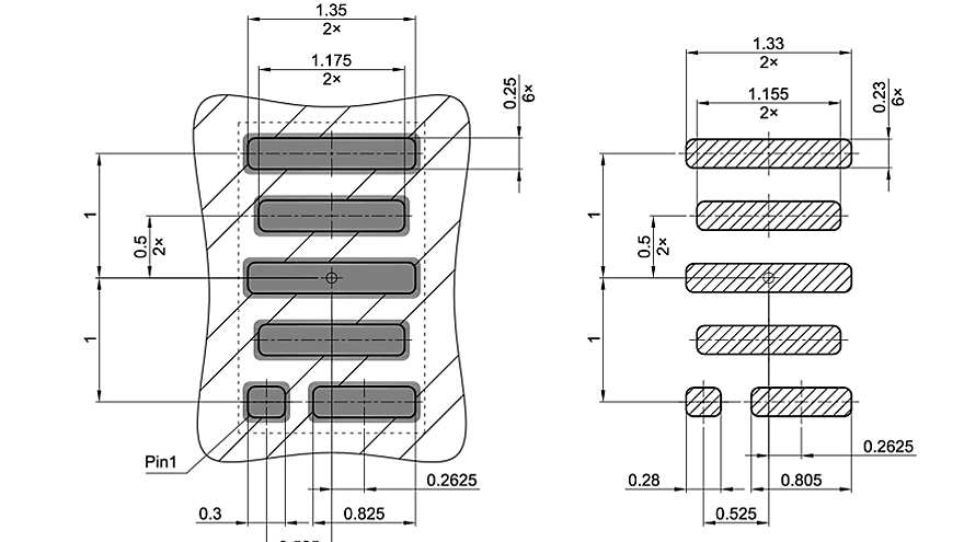 SG-UFWLL-6-1_Footprint Drawing