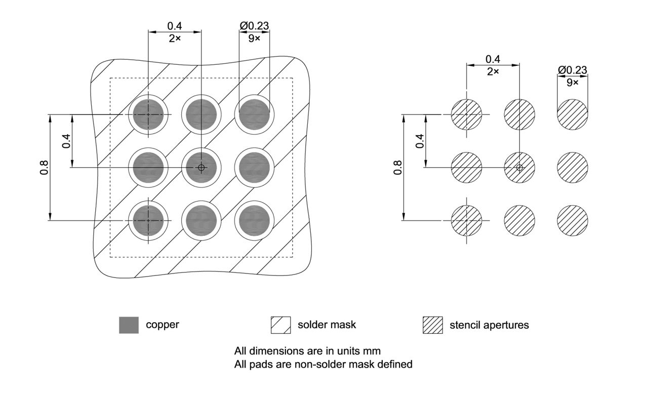 SG-XFWLB-9-800_Footprint Drawing