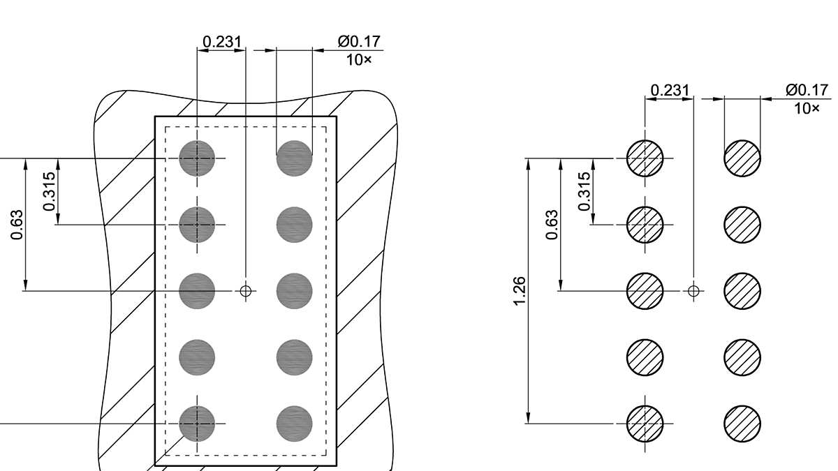 SG-XFWLP-10-1_Footprint Drawing