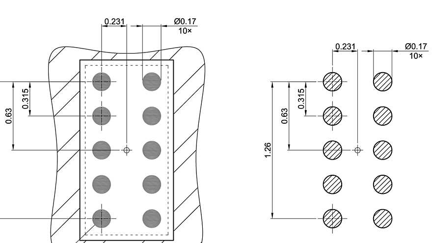 SG-XFWLP-10-1_Footprint Drawing