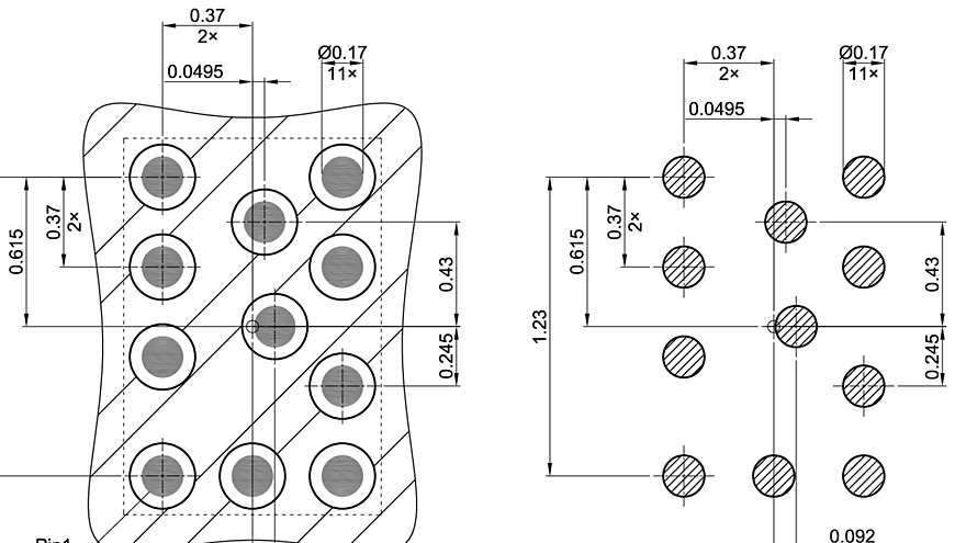 SG-XFWLP-11-1_Footprint Drawing
