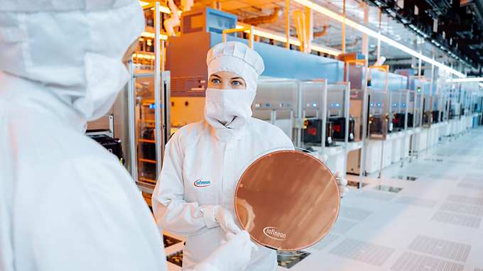 Infineon Austria ultra-thin wafer silicon 