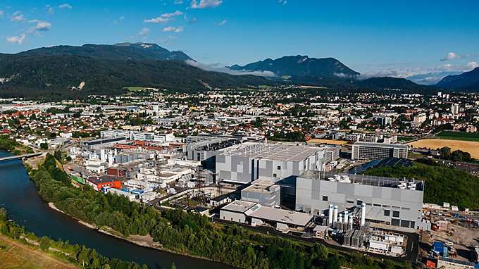 Infineon Villach Fab Backside July 2021