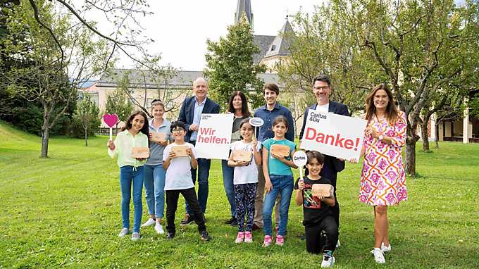 jausenboxen uebergabe infineon caritas lerncafes sept 2023