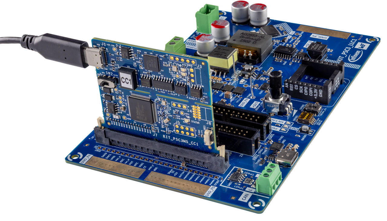 kit-psc3-llc1-and-cc1-board-connected-and-usb